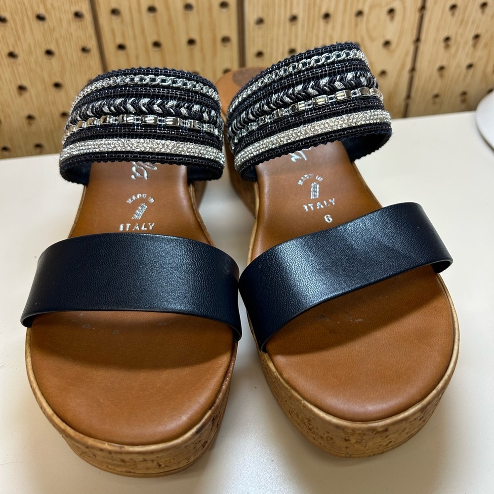 Toscanella Wedge Sandal Cork Style Platform